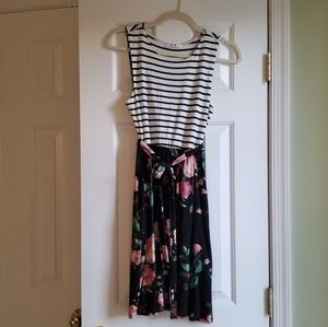 Lux & Co Susan 2fer Knit Dress - HAS POCKETS!